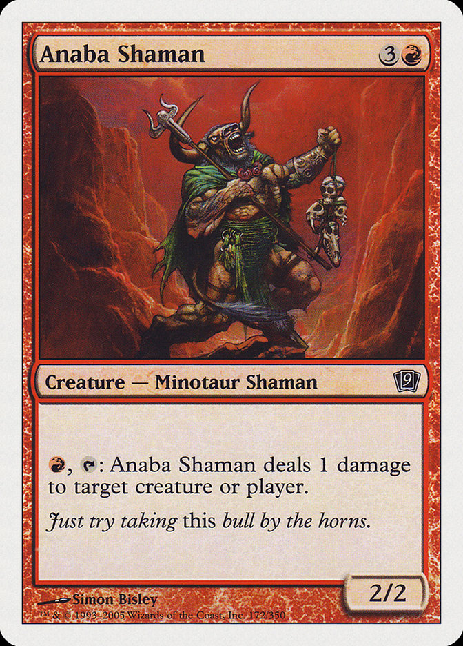 Anaba Shaman [Ninth Edition] | Game Haven TX