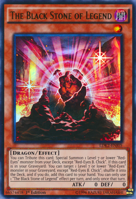 The Black Stone of Legend [LDK2-ENJ05] Ultra Rare | Game Haven TX