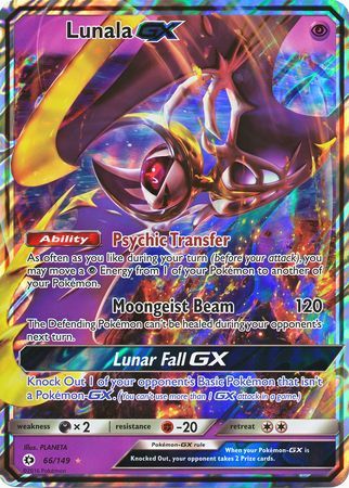 Lunala GX (66/149) (Jumbo Card) [Sun & Moon: Base Set] | Game Haven TX