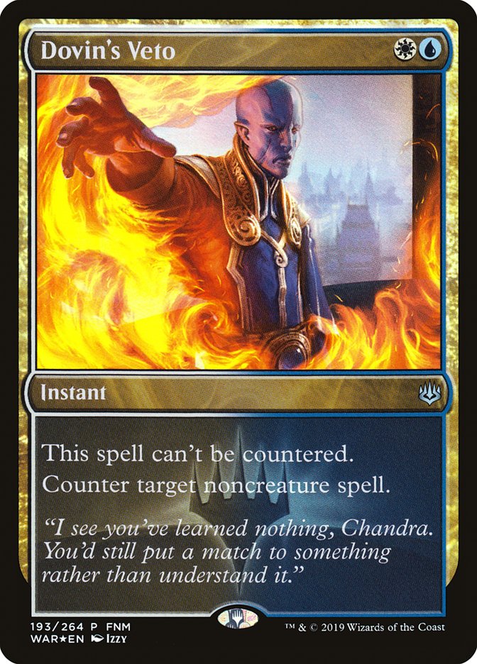 Dovin's Veto [War of the Spark Promos] | Game Haven TX