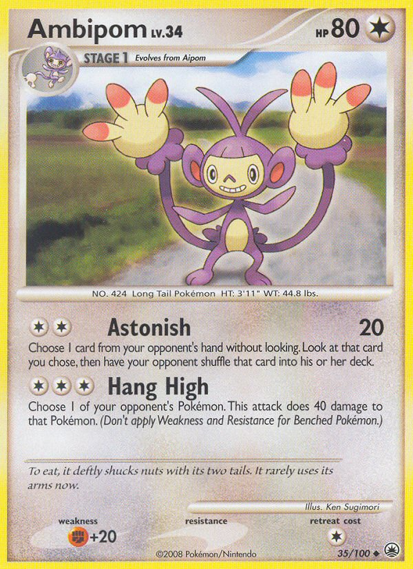 Ambipom (35/100) [Diamond & Pearl: Majestic Dawn] | Game Haven TX