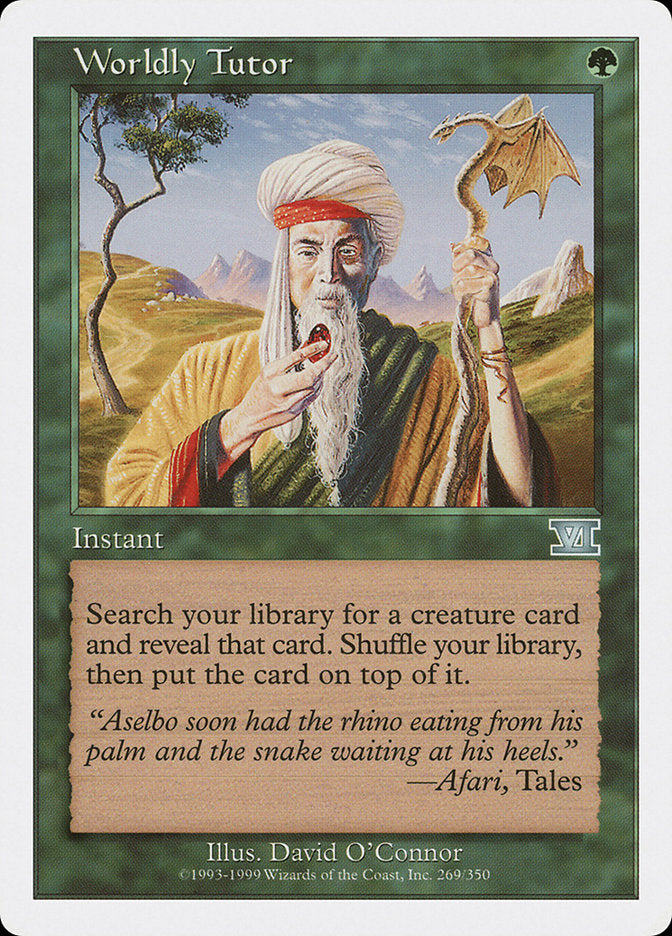 Worldly Tutor [Classic Sixth Edition] | Game Haven TX