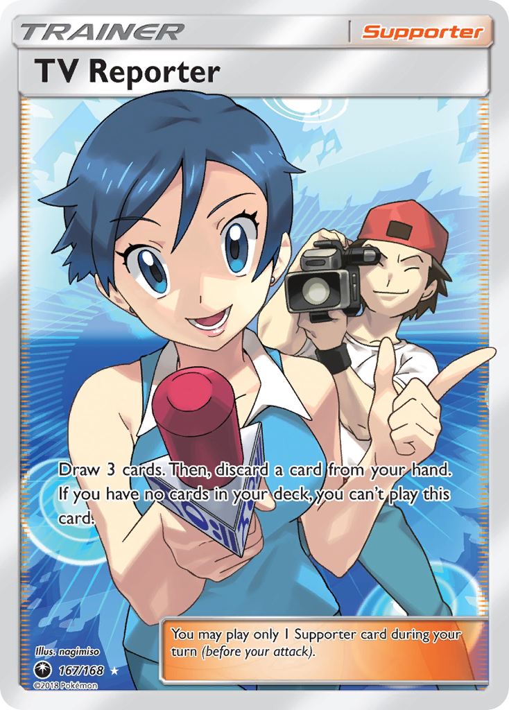 TV Reporter (167/168) [Sun & Moon: Celestial Storm] | Game Haven TX