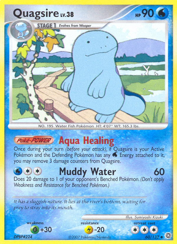 Quagsire (60/132) [Diamond & Pearl: Secret Wonders] | Game Haven TX