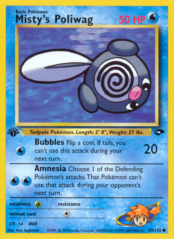 Misty's Poliwag (89/132) [Gym Challenge 1st Edition] | Game Haven TX
