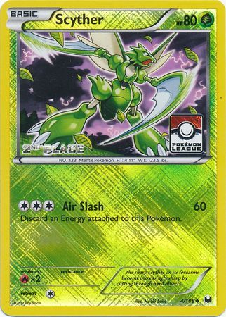 Scyther (4/108) (League Promo 2nd Place) [Black & White: Dark Explorers] | Game Haven TX