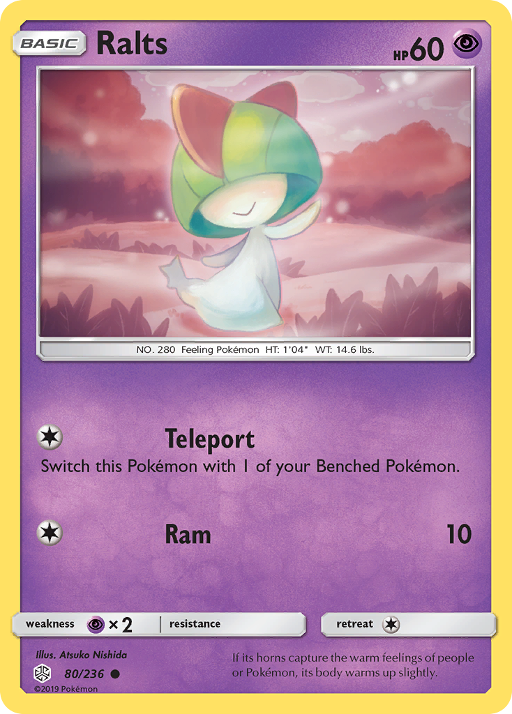 Ralts (80/236) [Sun & Moon: Cosmic Eclipse] | Game Haven TX