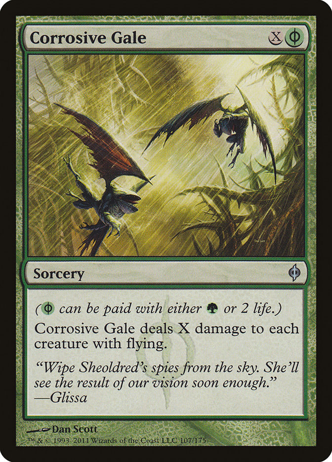 Corrosive Gale [New Phyrexia] | Game Haven TX