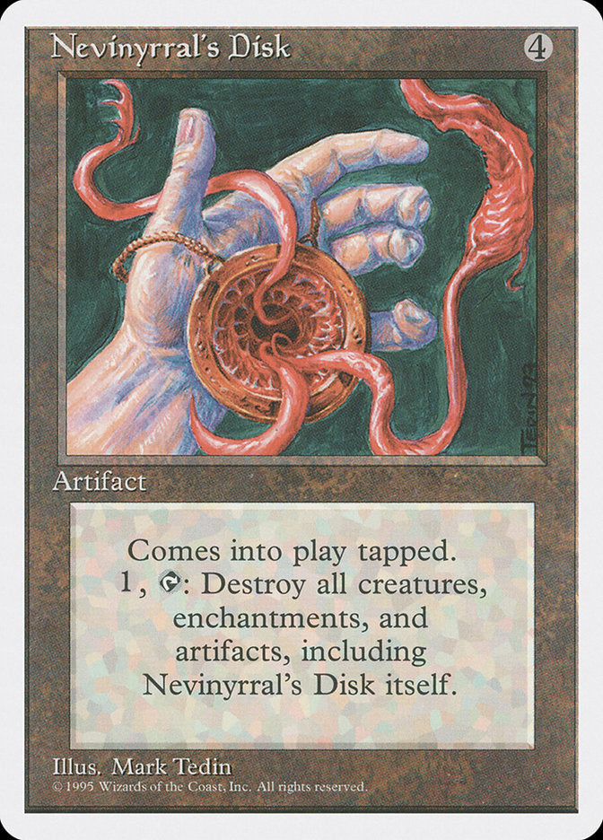Nevinyrral's Disk [Fourth Edition] | Game Haven TX