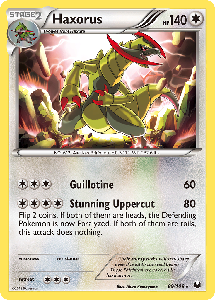 Haxorus (89/108) [Black & White: Dark Explorers] | Game Haven TX