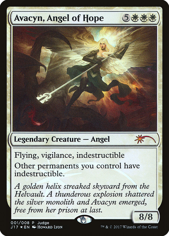 Avacyn, Angel of Hope [Judge Gift Cards 2017] | Game Haven TX