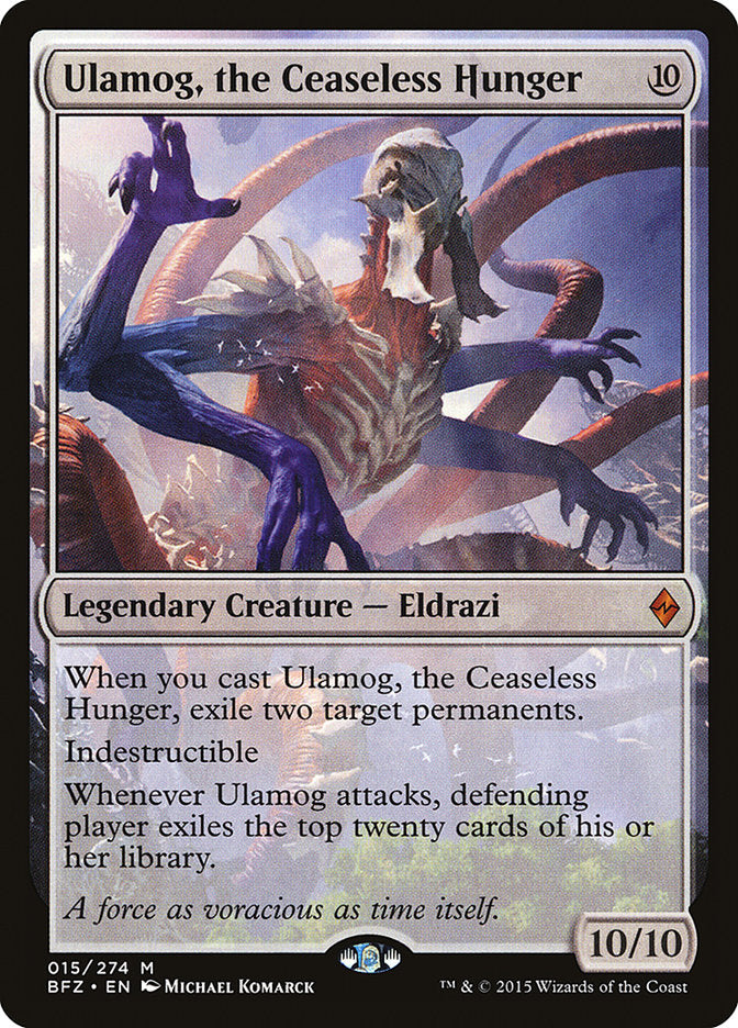 Ulamog, the Ceaseless Hunger [Battle for Zendikar] | Game Haven TX