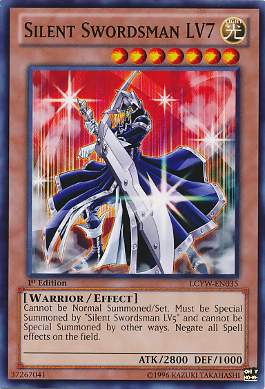 Silent Swordsman LV7 [LCYW-EN035] Common | Game Haven TX