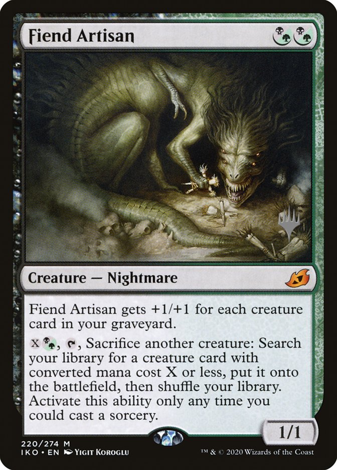 Fiend Artisan (Promo Pack) [Ikoria: Lair of Behemoths Promos] | Game Haven TX