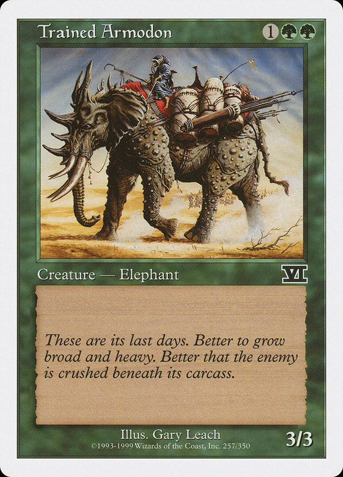 Trained Armodon [Classic Sixth Edition] | Game Haven TX