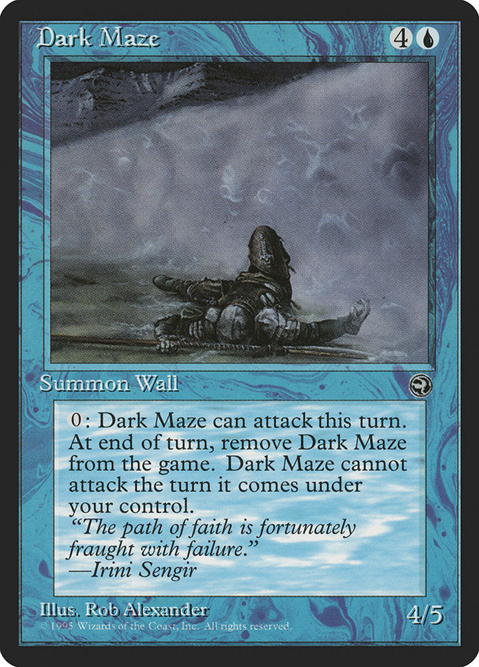 Dark Maze (Irini Sengir Flavor Text) [Homelands] | Game Haven TX