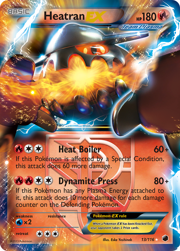 Heatran EX (13/116) [Black & White: Plasma Freeze] | Game Haven TX