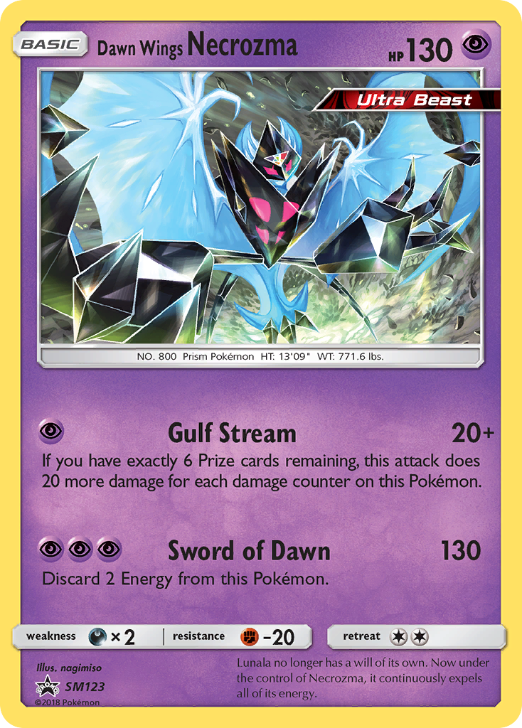 Dawn Wings Necrozma (SM123) [Sun & Moon: Black Star Promos] | Game Haven TX