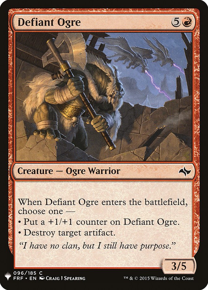 Defiant Ogre [Mystery Booster] | Game Haven TX