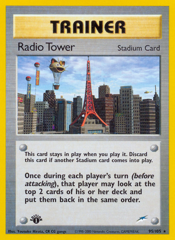 Radio Tower (95/105) [Neo Destiny 1st Edition] | Game Haven TX