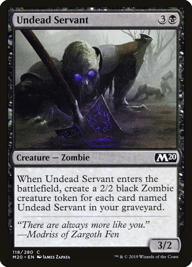 Undead Servant [Core Set 2020] | Game Haven TX