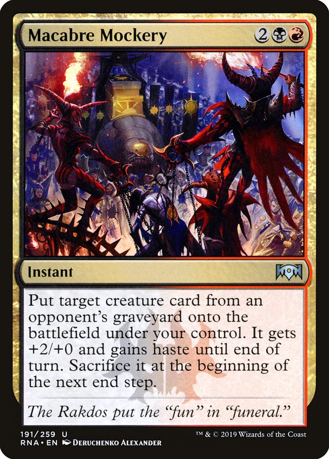 Macabre Mockery [Ravnica Allegiance] | Game Haven TX