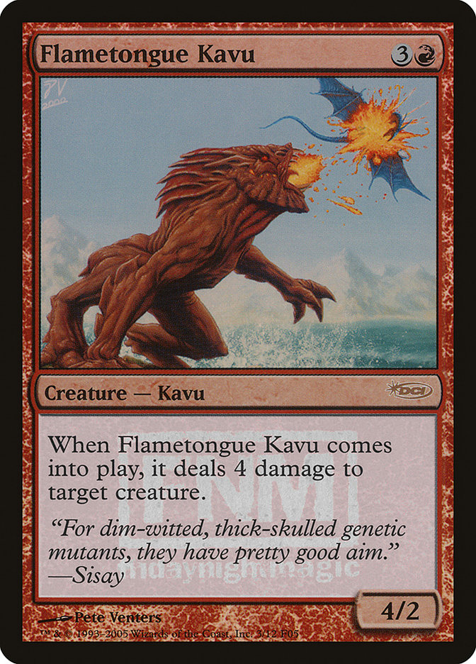 Flametongue Kavu [Friday Night Magic 2005] | Game Haven TX