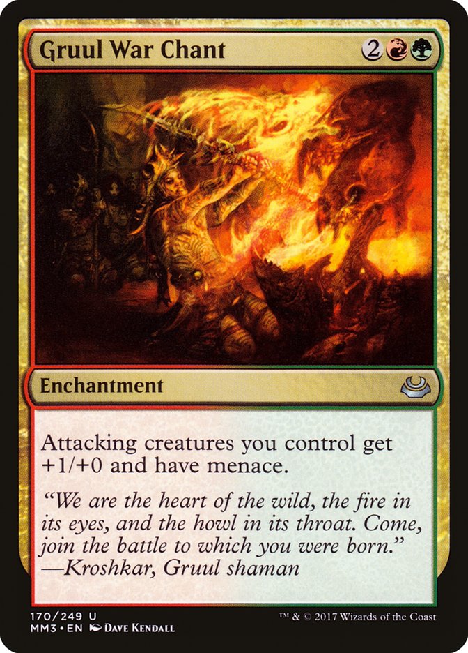 Gruul War Chant [Modern Masters 2017] | Game Haven TX