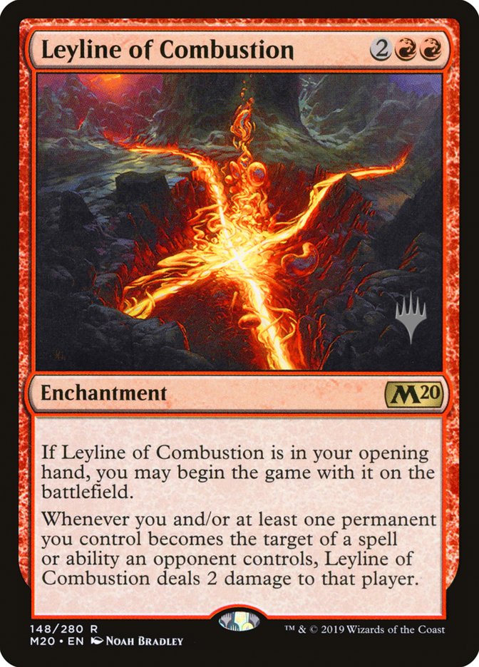 Leyline of Combustion [Core Set 2020 Promos] | Game Haven TX