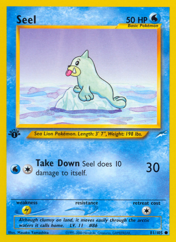 Seel (81/105) [Neo Destiny 1st Edition] | Game Haven TX