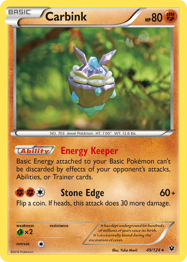 Carbink (49/124) [XY: Fates Collide] | Game Haven TX