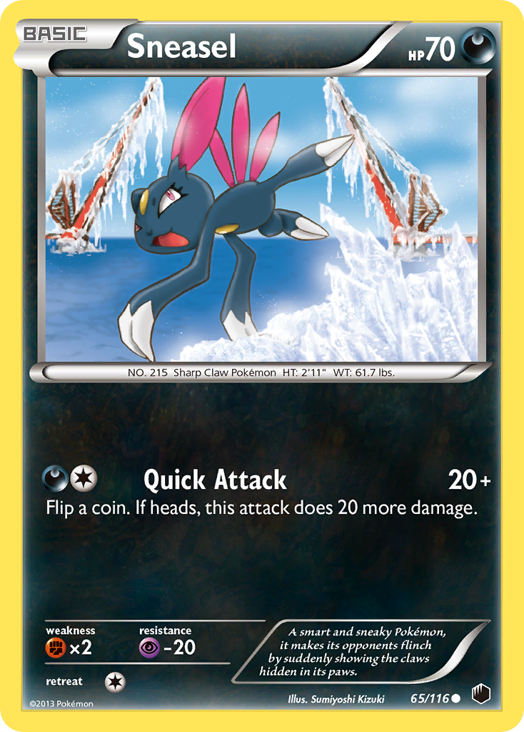 Sneasel (65/116) [Black & White: Plasma Freeze] | Game Haven TX