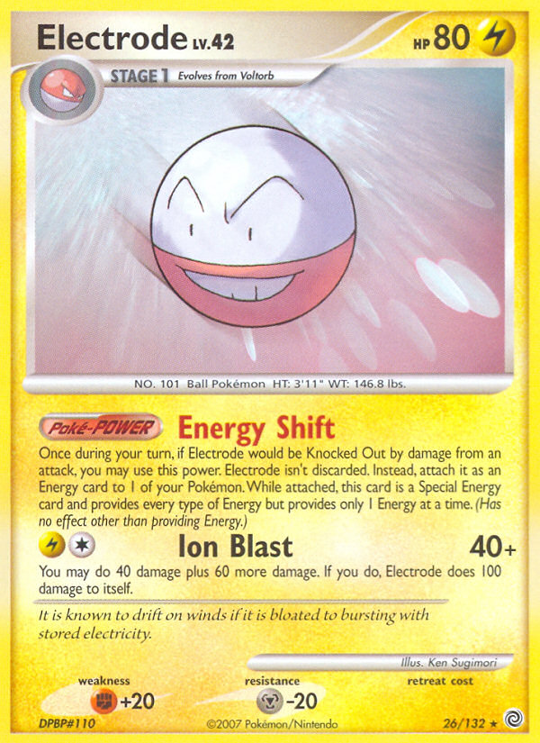 Electrode (26/132) [Diamond & Pearl: Secret Wonders] | Game Haven TX