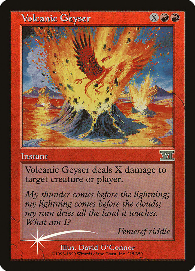 Volcanic Geyser [Friday Night Magic 2000] | Game Haven TX