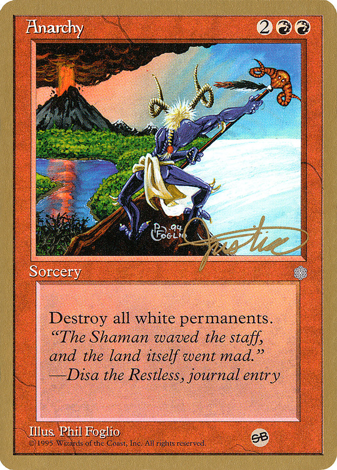 Anarchy (Mark Justice) (SB) [Pro Tour Collector Set] | Game Haven TX