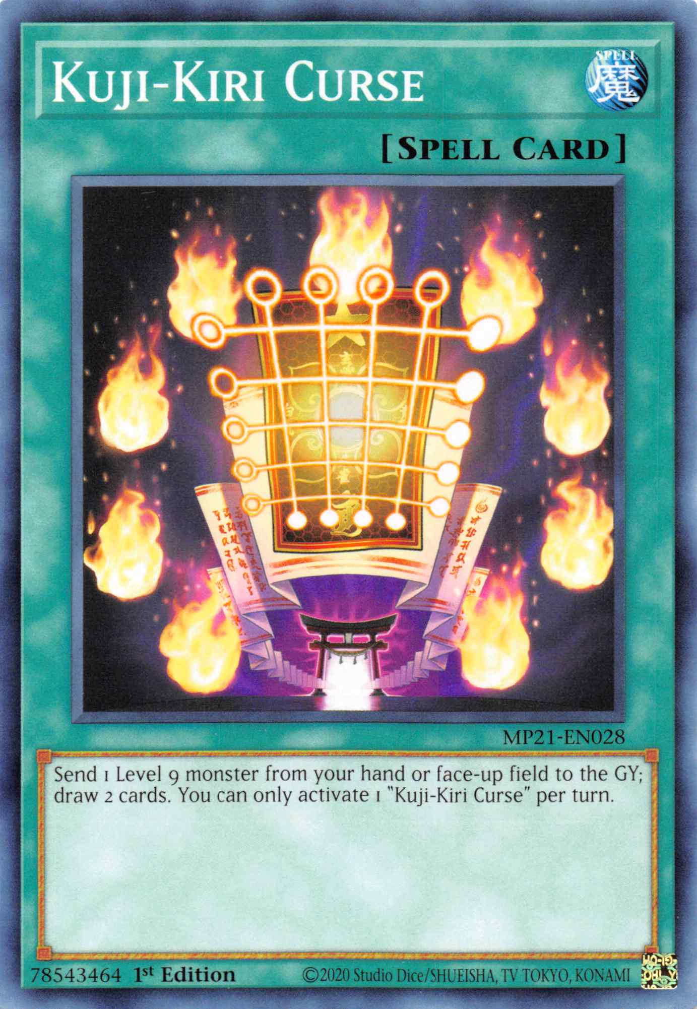 Kuji-Kiri Curse [MP21-EN028] Common | Game Haven TX