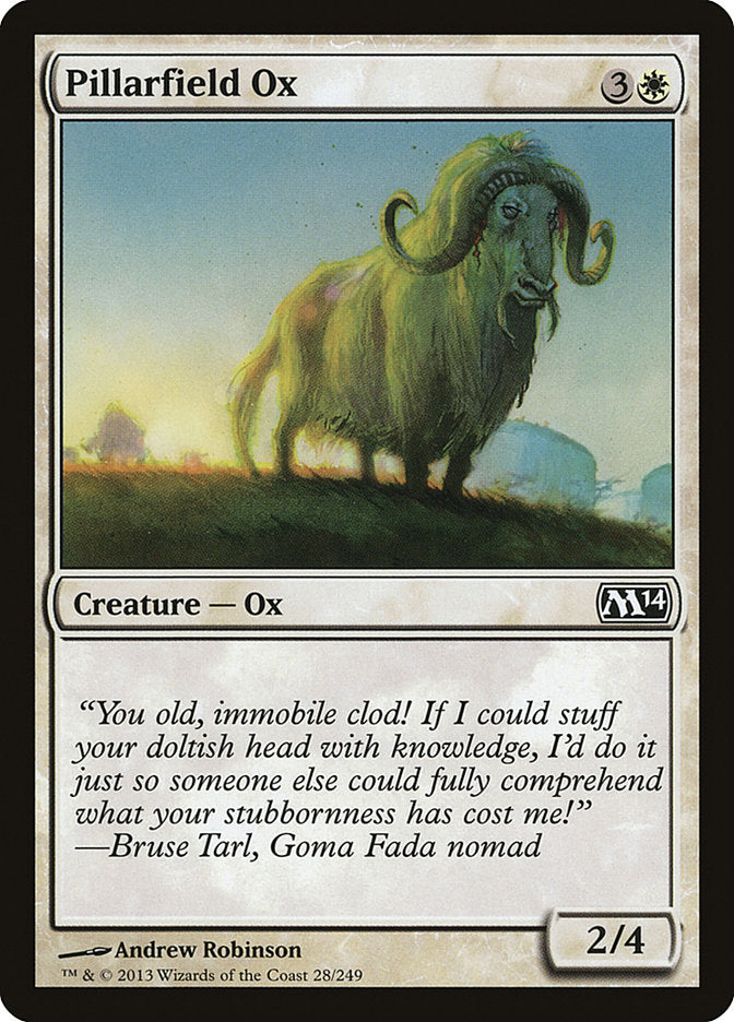 Pillarfield Ox [Magic 2014] | Game Haven TX