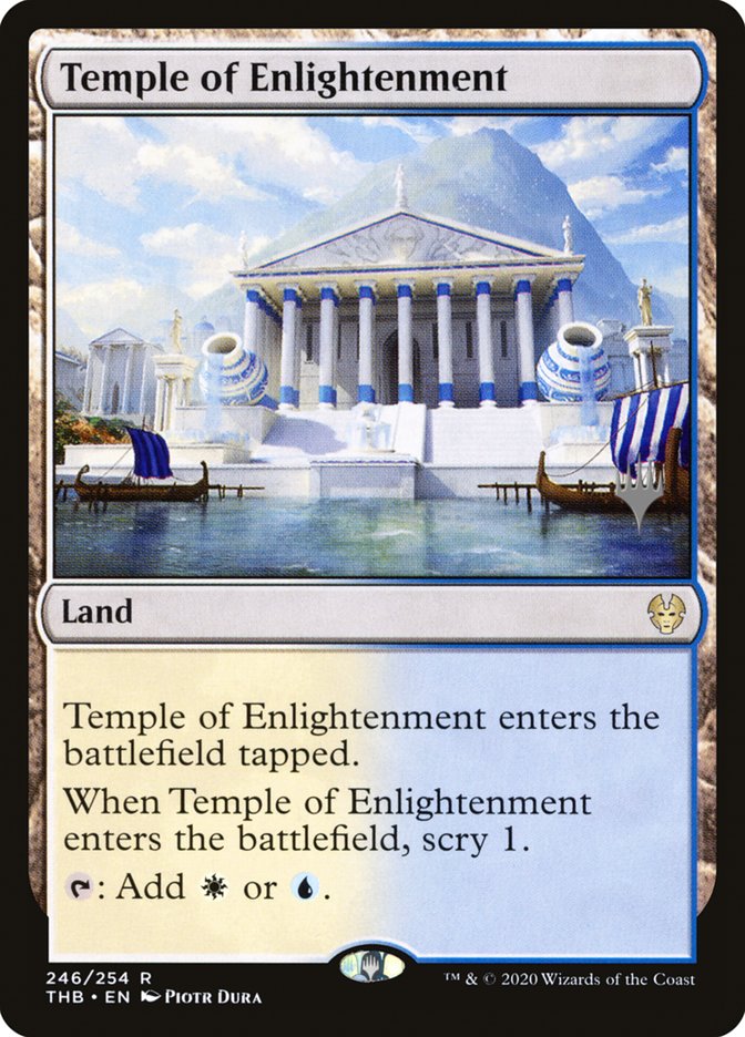 Temple of Enlightenment (Promo Pack) [Theros Beyond Death Promos] | Game Haven TX
