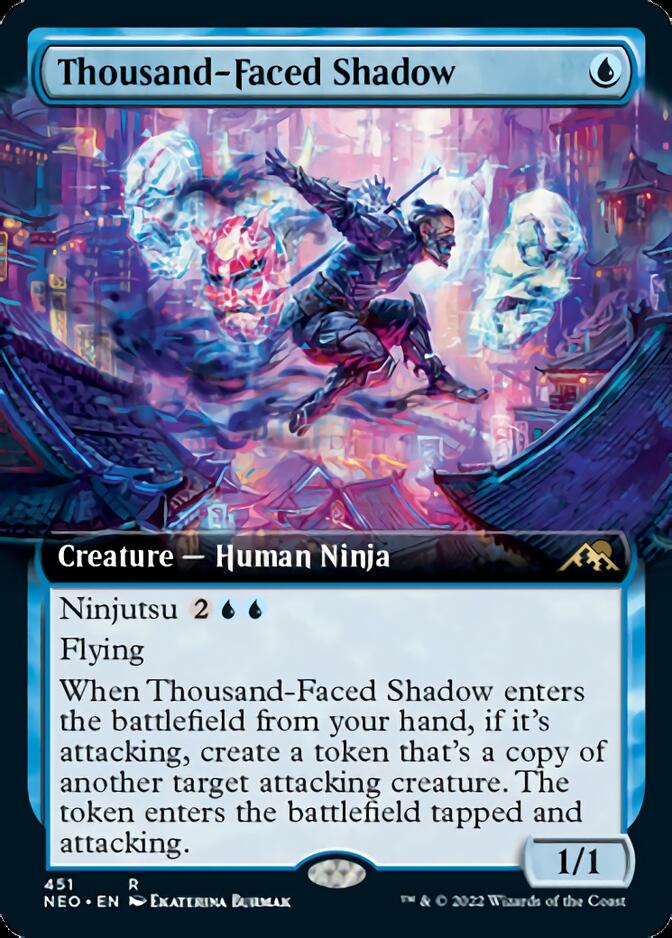 Thousand-Faced Shadow (Extended) [Kamigawa: Neon Dynasty] | Game Haven TX