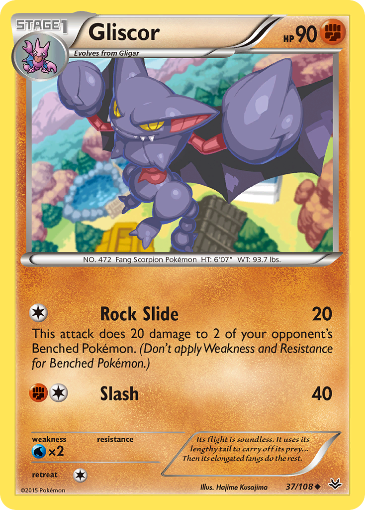 Gliscor (37/108) [XY: Roaring Skies] | Game Haven TX