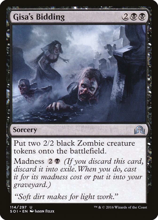 Gisa's Bidding [Shadows over Innistrad] | Game Haven TX