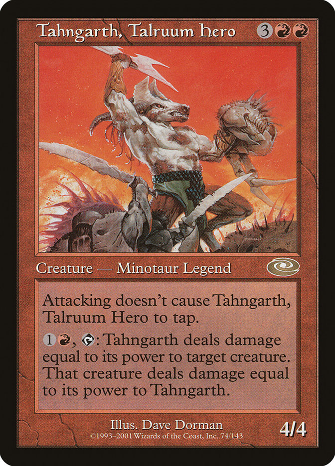 Tahngarth, Talruum Hero (Dave Dorman) [Planeshift] | Game Haven TX