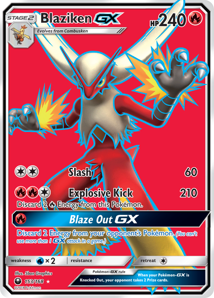 Blaziken GX (153/168) [Sun & Moon: Celestial Storm] | Game Haven TX