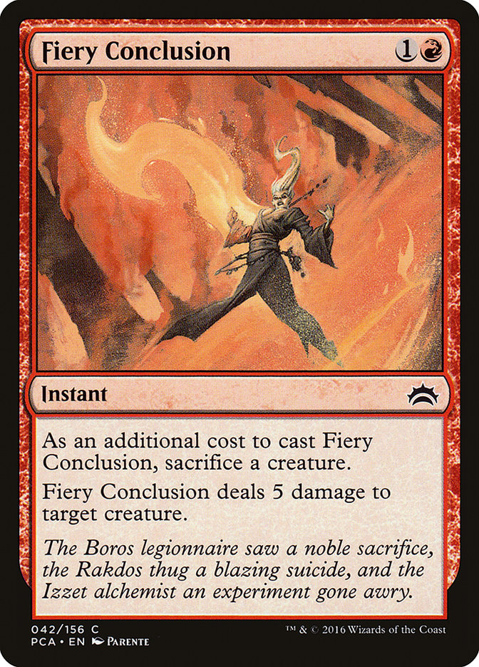 Fiery Conclusion [Planechase Anthology] | Game Haven TX