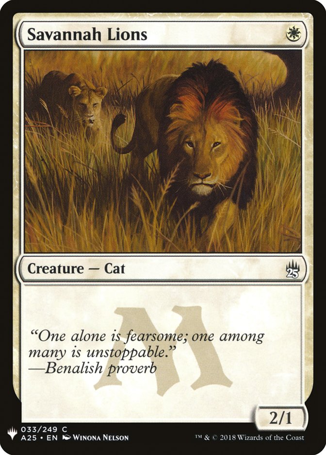 Savannah Lions [Mystery Booster] | Game Haven TX