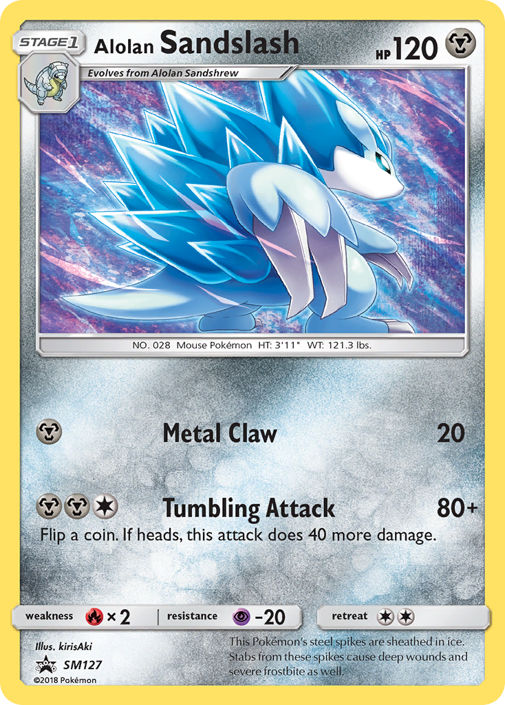 Alolan Sandslash (SM127) [Sun & Moon: Black Star Promos] | Game Haven TX