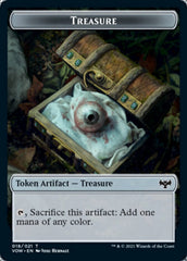 Copy // Treasure Double-sided Token [Innistrad: Crimson Vow Tokens] | Game Haven TX