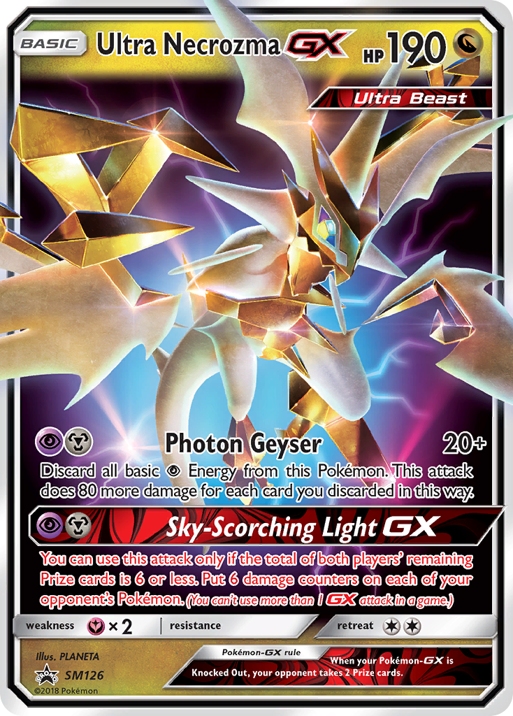Ultra Necrozma GX (SM126) [Sun & Moon: Black Star Promos] | Game Haven TX