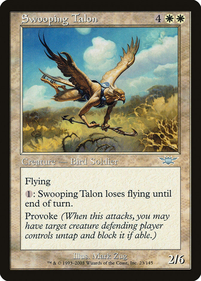 Swooping Talon [Legions] | Game Haven TX