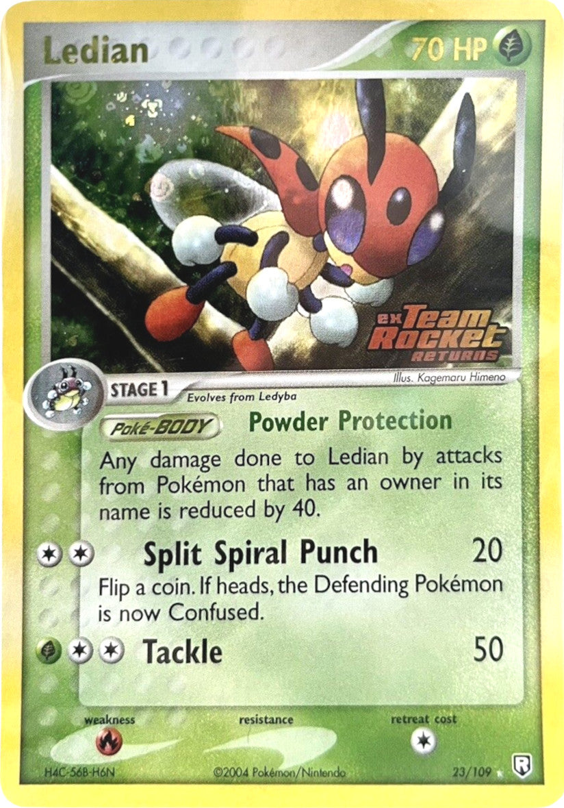 Ledian (23/109) (Stamped) [EX: Team Rocket Returns] | Game Haven TX